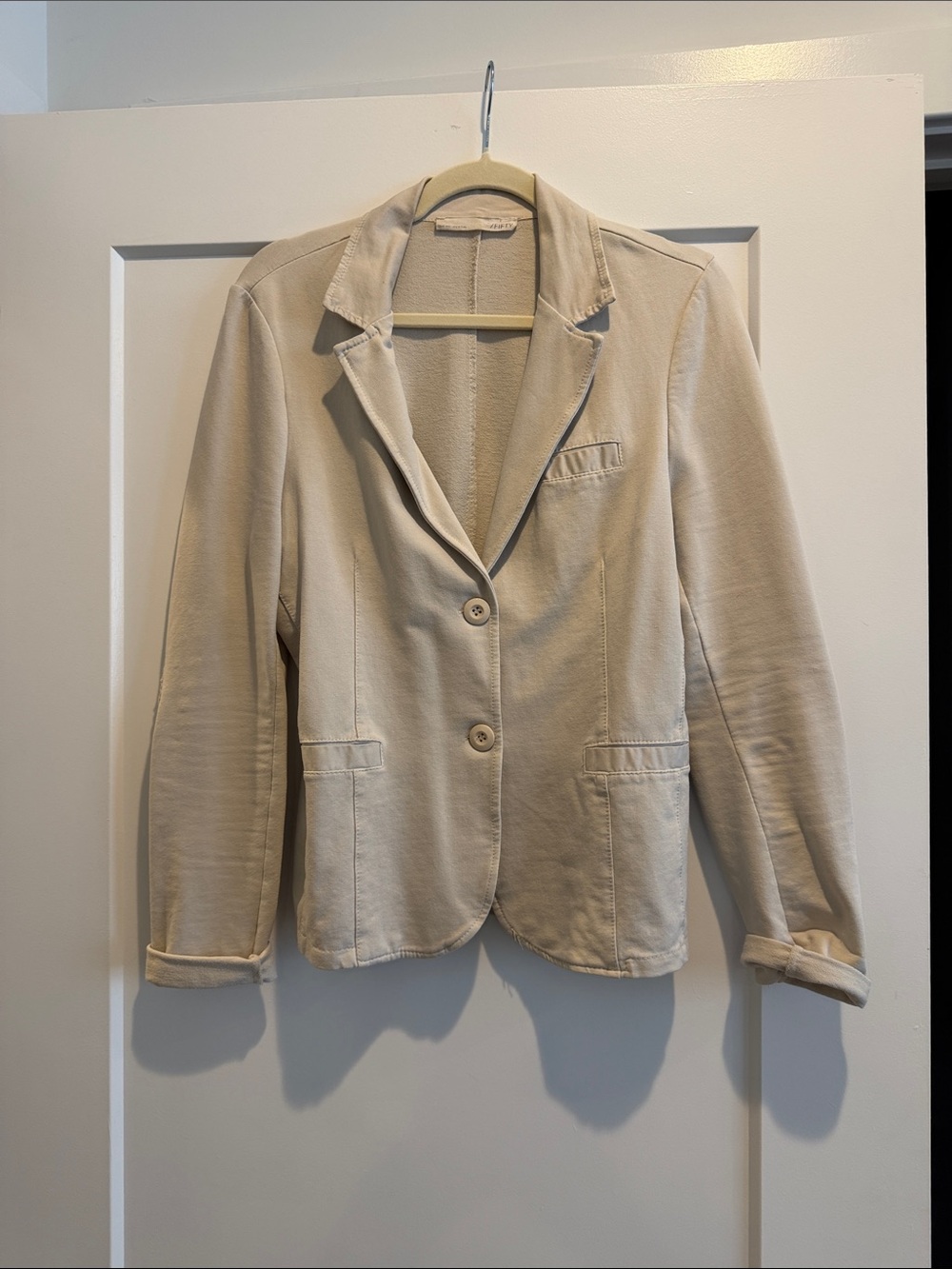 Six/Fifty Cream Women's Blazer